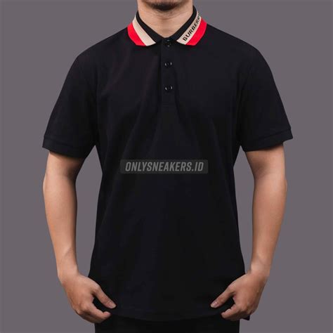 burberry logo detail cotton piqué polo shirt|Cotton Polo Shirt in Black .